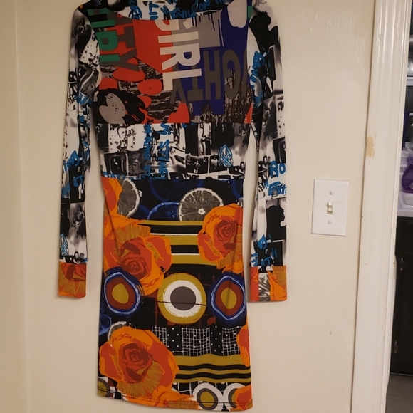 Forla Paris Multicolored Dress - Picture 3 of 4